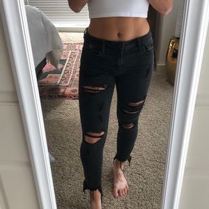 Black Ripped Skinny Jeans